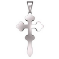 Sterling Silver Cross Pendant, 3/4" X 1.7mm Sterling Silver Cross Pendant, 3/4" X 1.7mm Sterling